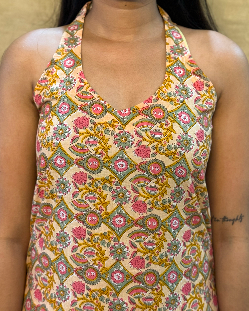 Rooh - Yellow Sleeveless Co-ord Set