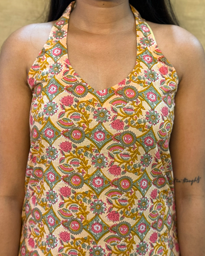 Rooh - Yellow Sleeveless Co-ord Set